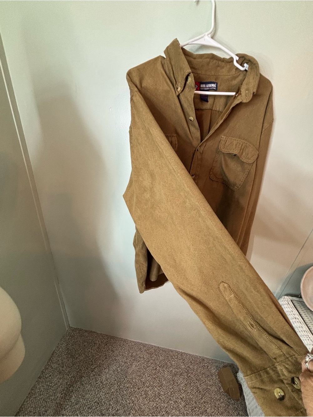 Reel Legends Brown Lightweight Shirt Jacket